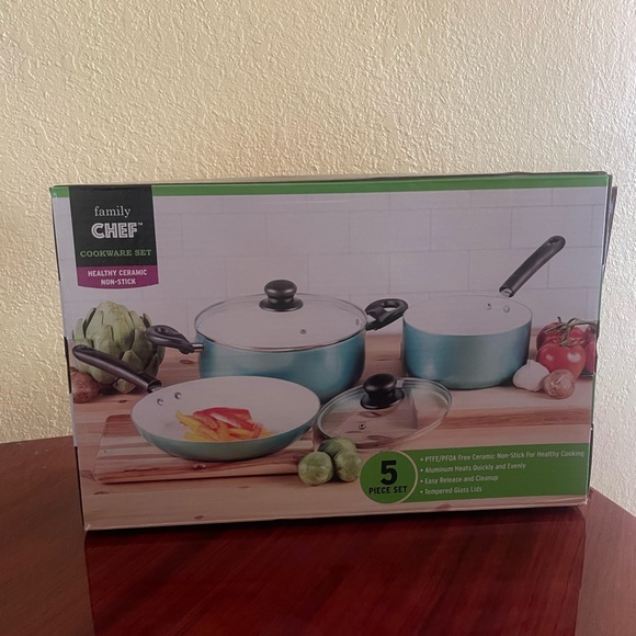 FC Ceramic Cookware  Set 5PC - Picture 1 of 2